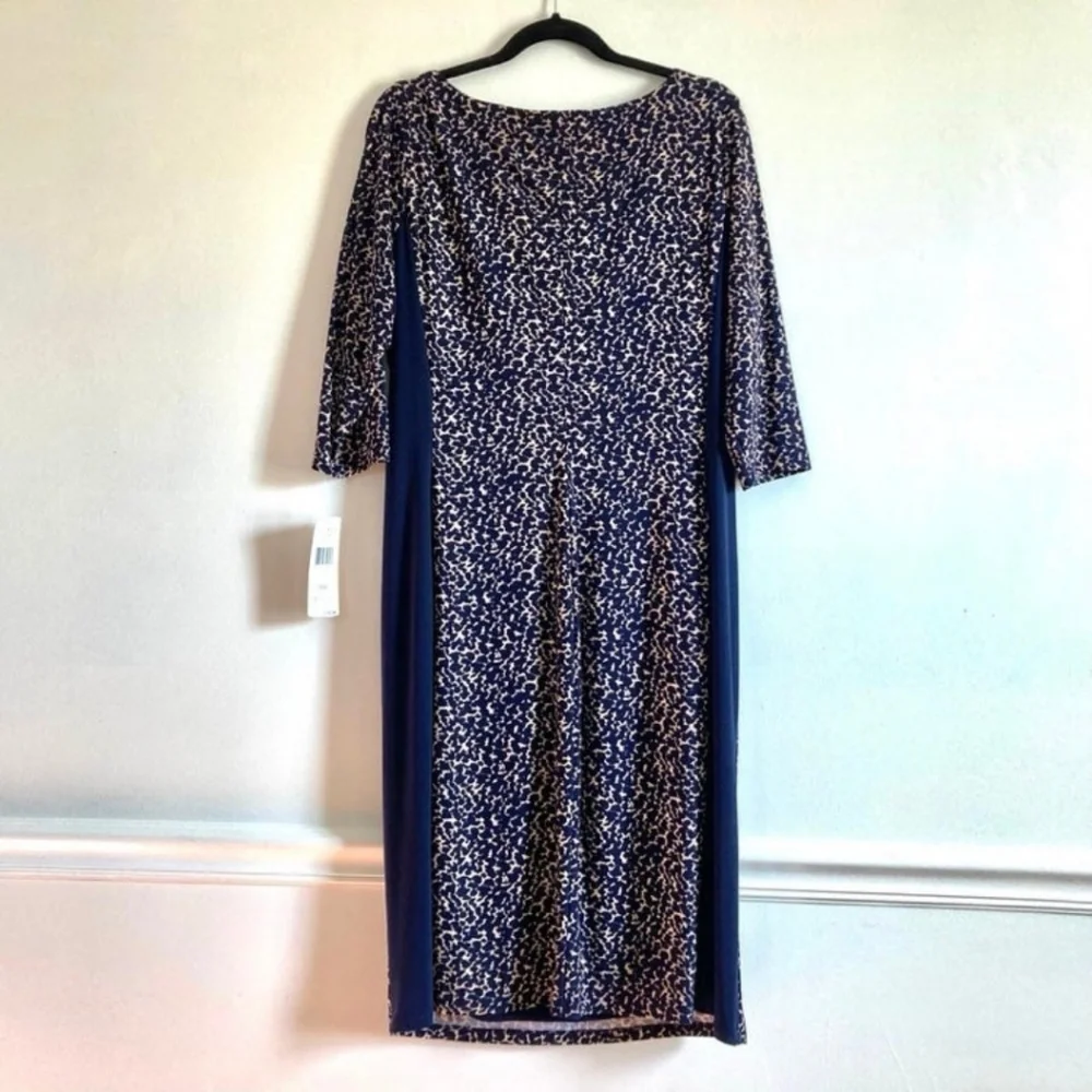 NEW Ralph Lauren Ruched Dress - Picture 2 of 8